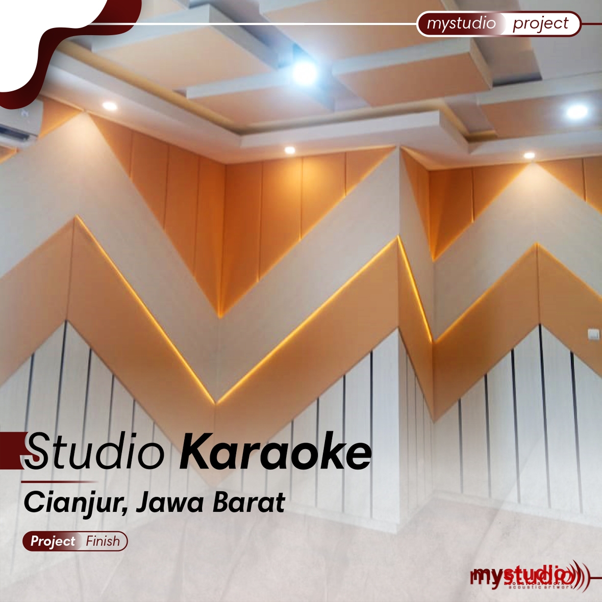 Ruang Karaoke Bapak Ruddy Cianjur - Portofolio Mystudio
