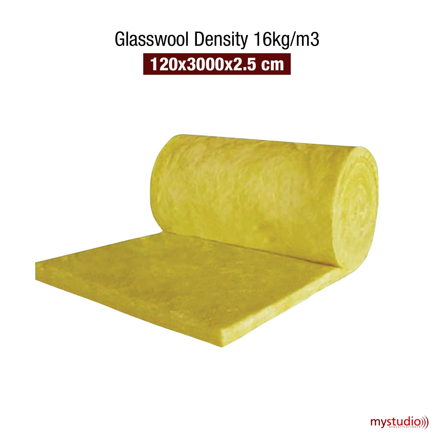 Glasswool Density 16kg/m3 - Produk Mystudio